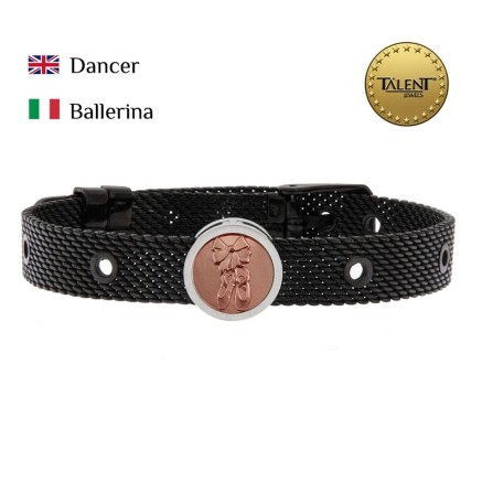 Unisex-Armreif Dancer Talent Jewels TJA-3-02-02-2-235 Schwarz 2