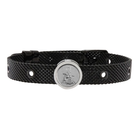 Unisex-Armreif Drummer Talent Jewels TJA-4-01-03-2-235 Schwarz
