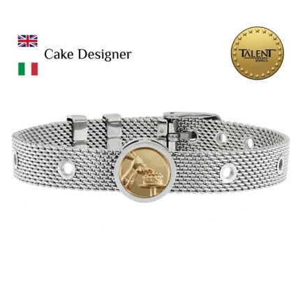 Unisex Bracelet Cake Designer Talent Jewels TJA-3-04-01-1-235 Silver 2