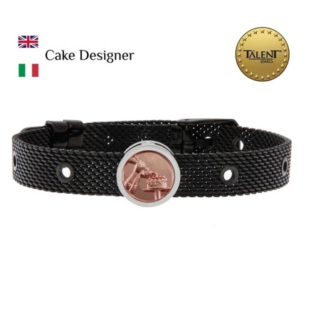 Unisex-Armreif Cake Designer Talent Jewels TJA-3-04-02-2-235 Schwarz 2