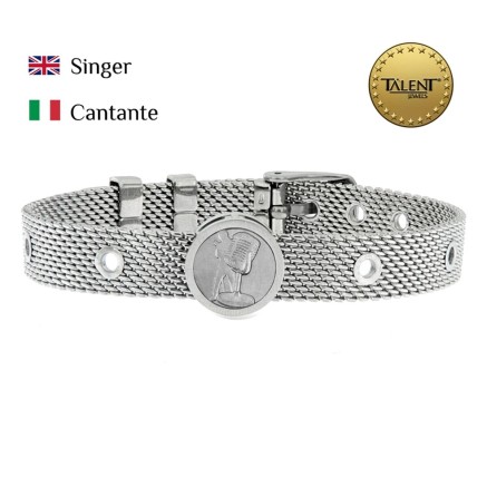 Bracciale Unisex Singer Talent Jewels TJA-4-02-03-1-235 Argentato 2