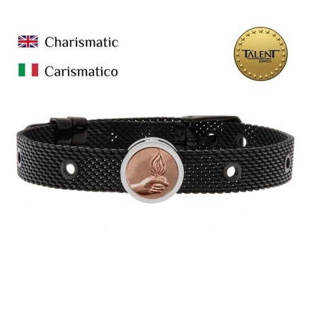 Unisex-Armreif Charismatic Talent Jewels TJA-5-03-02-2-235 Schwarz 2