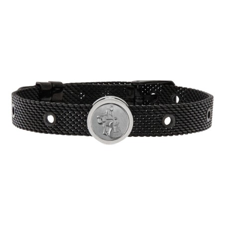 Unisex-Armreif Guitarist Talent Jewels TJA-4-03-03-2-235 Schwarz
