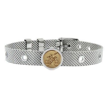 Bracciale Unisex Cyclist Talent Jewels TJA-1-01-01-1-235 Argentato