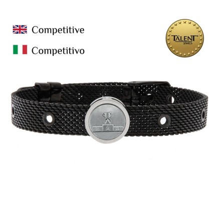 Unisex-Armreif Competitive Talent Jewels TJA-5-04-03-2-235 Schwarz 2