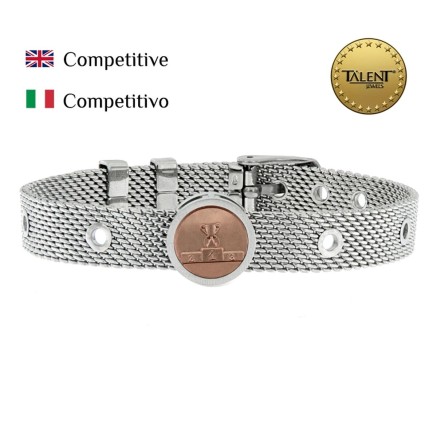 Unisex Bracelet Competitive Talent Jewels TJA-5-04-02-1-235 Silver 2