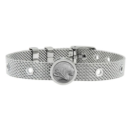 Unisex-Armreif Chef Talent Jewels TJA-3-05-03-1-235 Silberfarben