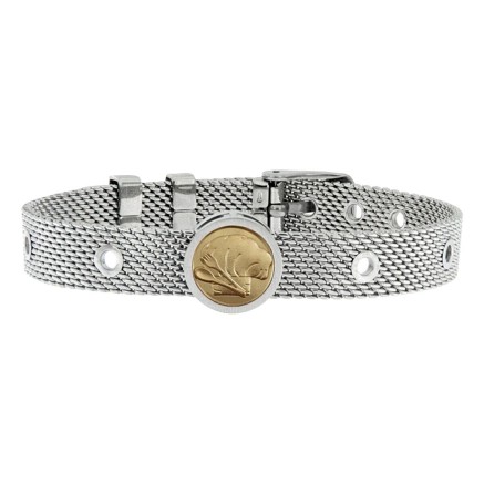 Unisex-Armreif Chef Talent Jewels TJA-3-05-01-1-235 Silberfarben