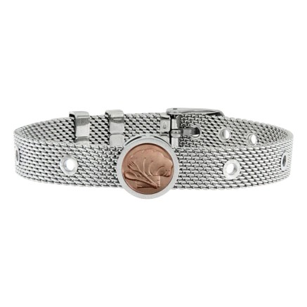 Unisex-Armreif Chef Talent Jewels TJA-3-05-02-1-235 Silberfarben