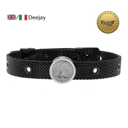 Unisex Bracelet Deejay Talent Jewels TJA-4-05-03-2-235 Black 2