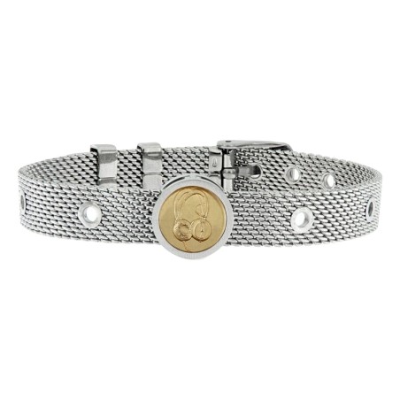 Unisex-Armreif Deejay Talent Jewels TJA-4-05-01-1-235 Silberfarben