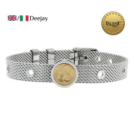 Bracciale Unisex Deejay Talent Jewels TJA-4-05-01-1-235 Argentato 2