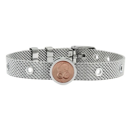 Unisex-Armreif Deejay Talent Jewels TJA-4-05-02-1-235 Silberfarben