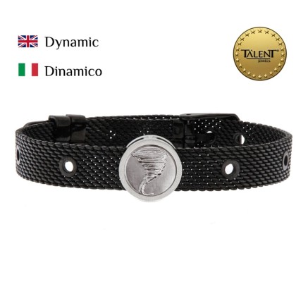 Unisex-Armreif Dynamic Talent Jewels TJA-5-12-03-2-235 Schwarz 2