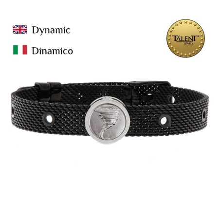 Unisex-Armreif Dynamic Talent Jewels TJA-5-12-03-2-235 Schwarz