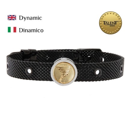 Unisex-Armreif Dynamic Talent Jewels TJA-5-12-01-2-235 Schwarz 2