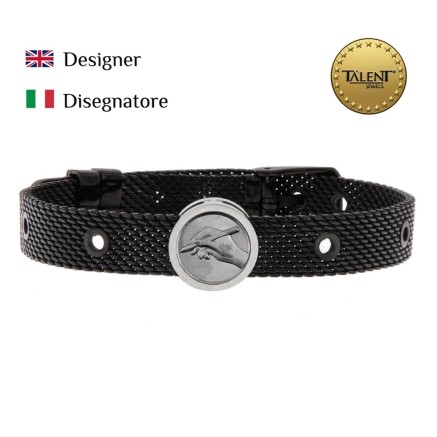 Unisex Bracelet Designer Talent Jewels TJA-3-06-03-2-235 Black 2