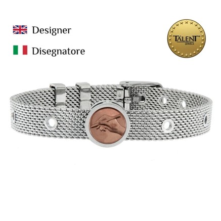Unisex-Armreif Designer Talent Jewels TJA-3-06-02-1-235 Silberfarben 2