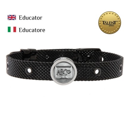 Unisex Bracelet Educator Talent Jewels TJA-2-06-03-2-235 Black 2