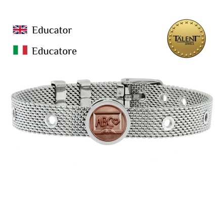 Unisex Bracelet Educator Talent Jewels TJA-2-06-02-1-235 Silver 2