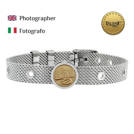 Unisex Bracelet Photographer Talent Jewels TJA-3-07-01-1-235 Silver 2