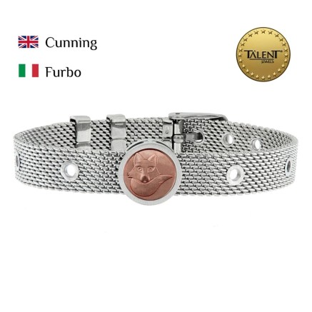 Unisex-Armreif Cunning Talent Jewels TJA-5-07-02-1-235 Silberfarben 2