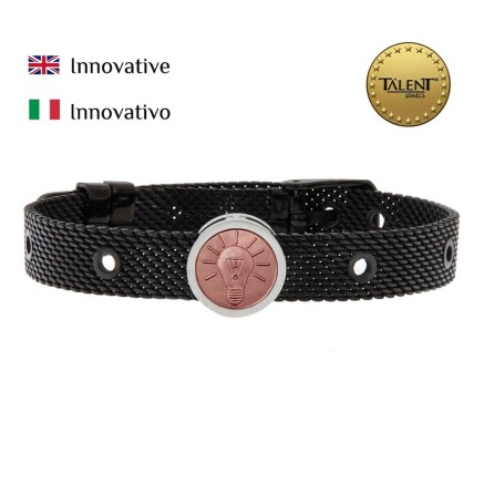 Unisex-Armreif Innovative Talent Jewels TJA-5-08-02-2-235 Schwarz 2