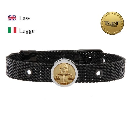 Bracciale Unisex Law Talent Jewels TJA-2-05-01-2-235 Nero 2