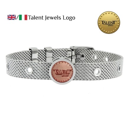 Unisex-Armreif Talent Talent Jewels TJA-6-01-02-1-235 Silberfarben 2