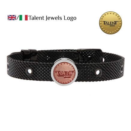 Bracciale Unisex Talent Talent Jewels TJA-6-01-02-2-235 Nero 2