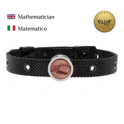 Unisex-Armreif Mathematician Talent Jewels TJA-2-02-02-2-235 Schwarz 2