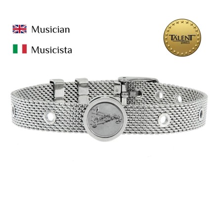 Unisex Bracelet Musician Talent Jewels TJA-4-11-03-1-235 Silver 2