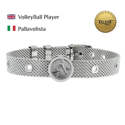 Unisex-Armreif VolleyBall Player Talent Jewels TJA-1-12-03-1-235 Silbe 2