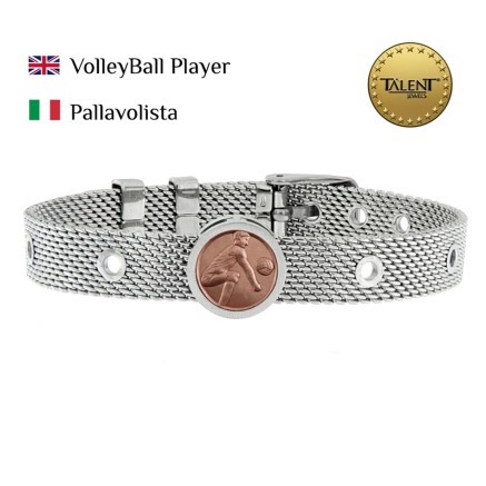 Bracelet Unisexe VolleyBall Player Talent Jewels TJA-1-12-02-1-235 Arg 2