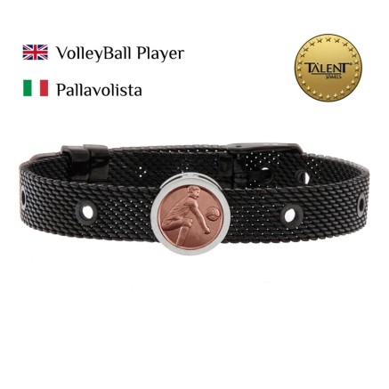 Unisex-Armreif VolleyBall Player Talent Jewels TJA-1-12-02-2-235 Schwa 2