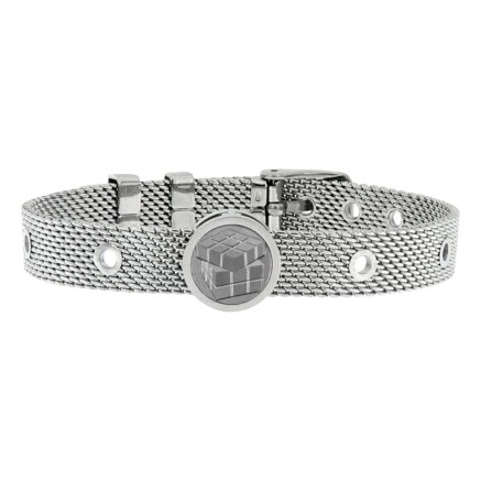 Unisex-Armreif Patient Talent Jewels TJA-5-09-03-1-235 Silberfarben
