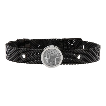 Unisex-Armreif Patient Talent Jewels TJA-5-09-03-2-235 Schwarz