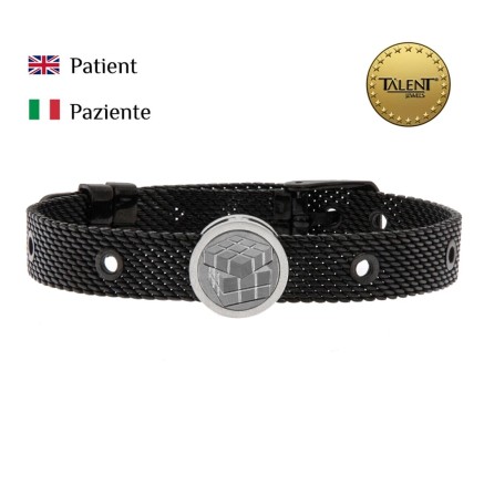 Unisex-Armreif Patient Talent Jewels TJA-5-09-03-2-235 Schwarz 2