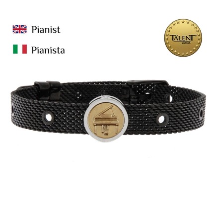 Bracelet Unisexe Pianist Talent Jewels TJA-4-06-01-2-235 Noir 2