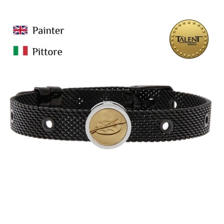 Unisex-Armreif Painter Talent Jewels TJA-3-11-01-2-235 Schwarz 2