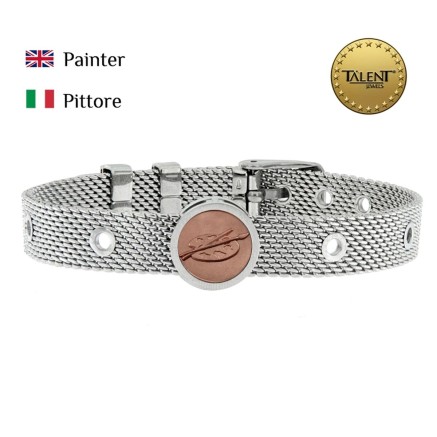 Bracciale Unisex Painter Talent Jewels TJA-3-11-02-1-235 Argentato 2