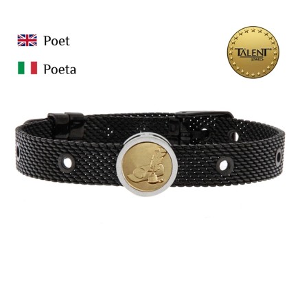 Unisex-Armreif Poet Talent Jewels TJA-3-12-01-2-235 Schwarz 2