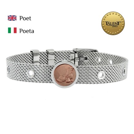 Bracciale Unisex Poet Talent Jewels TJA-3-12-02-1-235 Argentato 2