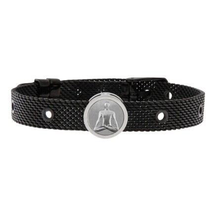 Unisex-Armreif Thoughtful Talent Jewels TJA-5-10-03-2-235 Schwarz