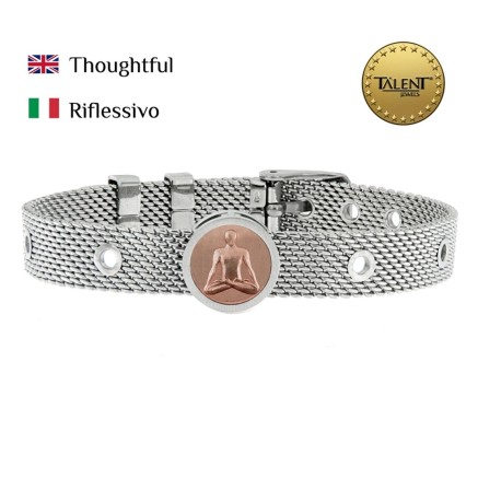 Bracelet Unisexe Thoughtful Talent Jewels TJA-5-10-02-1-235 Argenté 2