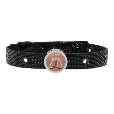 Unisex-Armreif Thoughtful Talent Jewels TJA-5-10-02-2-235 Schwarz