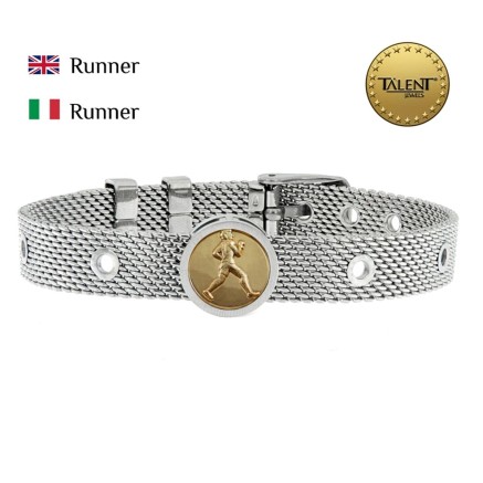 Bracciale Unisex Runner Talent Jewels TJA-1-19-01-1-235 Argentato 2