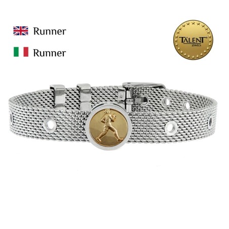 Bracciale Unisex Runner Talent Jewels TJA-1-19-01-1-235 Argentato