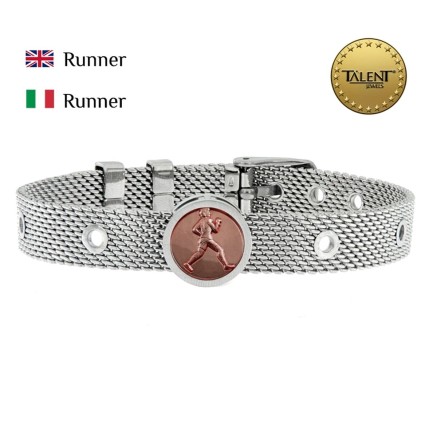 Unisex-Armreif Runner Talent Jewels TJA-1-19-02-1-235 Silberfarben 2