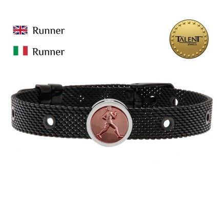 Bracciale Unisex Runner Talent Jewels TJA-1-19-02-2-235 Nero 2